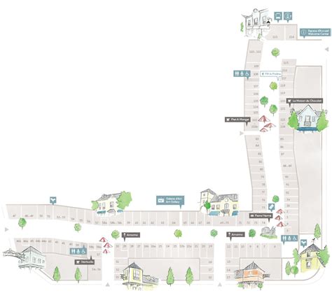 la vallée village map